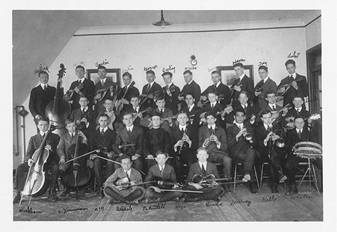 The Loyola College Orchestra.