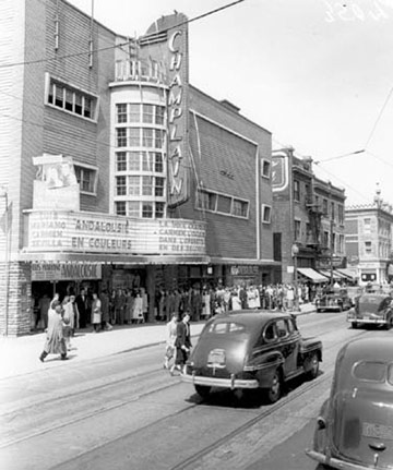 Champlain movie theatre