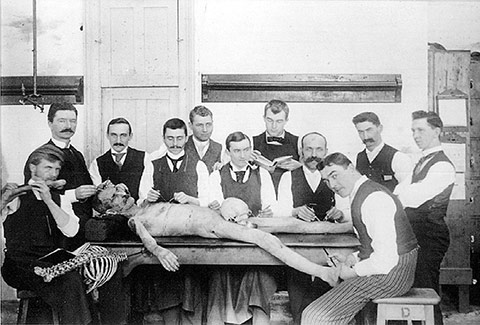 Dissection room.