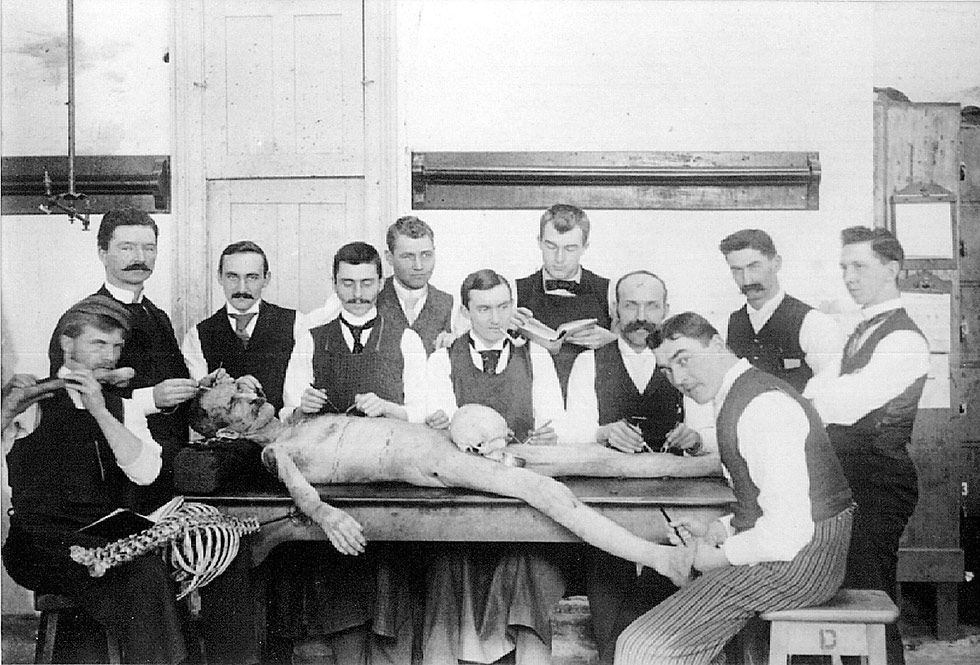 Dissection room.