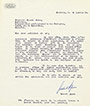 Letter by Hubert Aquin 