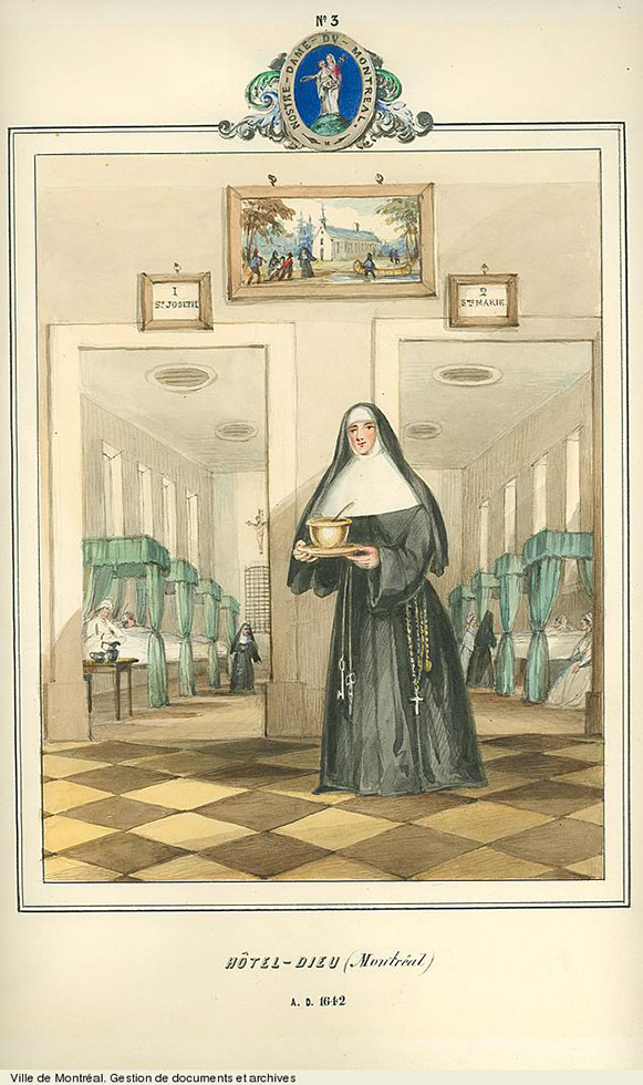 Nuns from the Htel-Dieu.