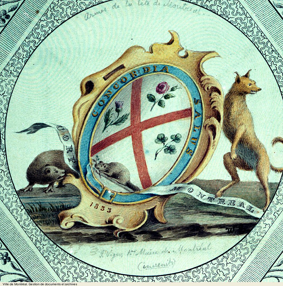 First coat of arms.