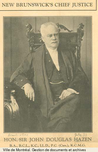 Sir John Douglas Hazen., BM1,S5,P0897-1