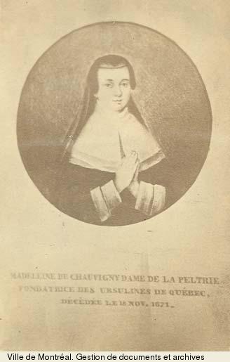 Marie-Madeleine de Chauvigny (Gruel de La Peltrie)., BM1,S5,P1129-2