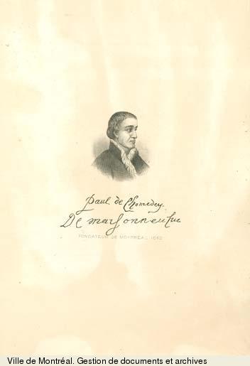 Paul de Chomedey de Maisonneuve., BM1,S5,P1374