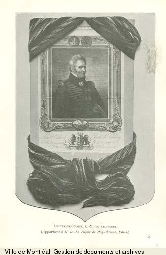 Charles-Michel d'Irumberry de Salaberry., BM1,S5,P1905-1
