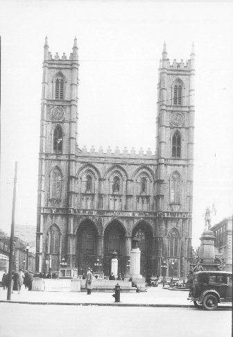 Église Notre-Dame, 1936 (photographie Z-129)