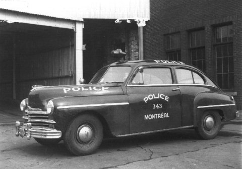 Voiture de police, 1951 (photographie Z-1492-2)