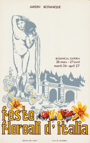 Jardin botanique de Montral (Archives) - JBM002165 - Exposition florale printanière: Feste Floreali d'Italia - 1970