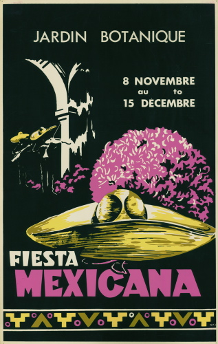 Jardin botanique de Montral, Archives- JBM002172 - Exposition florale d'automne: Fiesta Mexicana - 1973