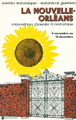 Jardin botanique de Montral, Archives- JBM002176_b - Exposition florale d'automne: La Nouvelle-Orléans - 1976