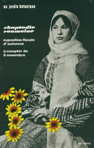 Jardin botanique de Montral, Archives- JBM002182 - Exposition florale d'automne: Rhapsodie roumaine - 1979