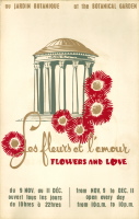 Exposition florale d'automne: Les fleurs et l'amour - Flowers and Love - 1967