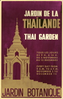 Exposition florale d'automne: Jardin de la Thaïlande - Thai Garden - 1970