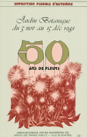 Exposition florale d'automne: 50 ans de fleurs - 1981