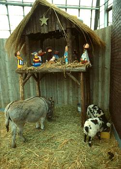 Exposition de No�l - 1984 - Cr�che vivante