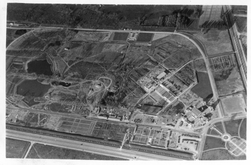 Jardin botanique de Montral (Archives) - H-1938-0016-a - Jardin Botanique de Montréal - Photographie aérienne - Septembre 1938 - Vues générales