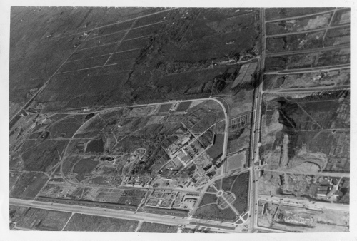 Jardin botanique de Montral (Archives) - H-1938-0016-b - Jardin Botanique de Montréal - Photographie aérienne - Septembre 1938 - Vues générales
