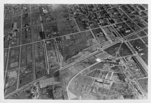 Jardin botanique de Montral (Archives) - H-1938-0016-c - Jardin Botanique de Montréal - Photographie aérienne - Septembre 1938 - Vues générales