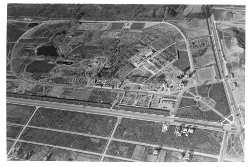 Jardin botanique de Montral (Archives) - H-1938-0016-d - Jardin Botanique de Montréal - Photographie aérienne - Septembre 1938 - Vues générales