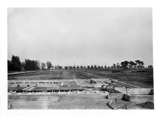Jardin botanique de Montral (Archives) - H-1938-0050-d - Montréal, Jardin botanique - Construction - 1938 - Jardin aquatique
