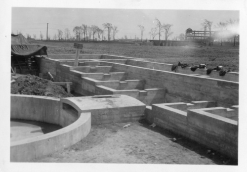 Archives du Jardin botanique de Montral - H-1938-0071-e - Jardin botanique de Montr?al ? Jardin aquatique ? Construction - 1938