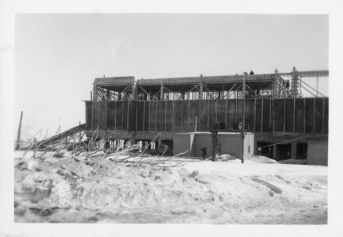 Archives du Jardin botanique de Montral - H-1938-0079-b - Montréal, Jardin botanique - Édifice central - Construction - 1938