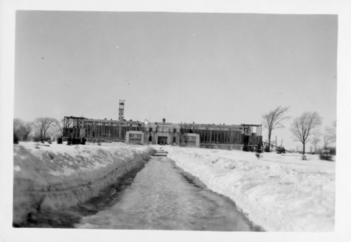Archives du Jardin botanique de Montral - H-1938-0079-c - Montréal, Jardin botanique - Édifice central - Construction - 1938
