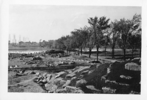 Jardin botanique de Montral (Archives) - H-1938-0081-b - Jardin botanique de Montréal - Jardin alpin - Construction - 1938