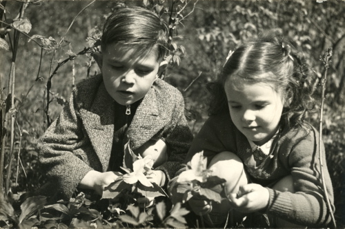 Jardin botanique de Montral (Archives) - H-1941-0010-b - Élèves de l'École de l'éveil.  1941.