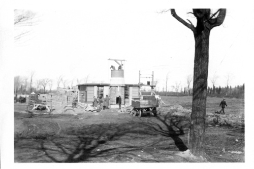 Archives du Jardin botanique de Montréal - h-1932-0002-b - Chaufferie - construction - 1932