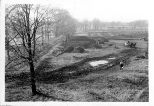 Jardin botanique de Montral (Archives) - h-1936-0028-d - Jardin botanique de Montréal - Vue vers le nord du pavillon - 1936