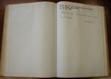 Livre d'or - Visite officielle du lieutenant gouverneur du Qu?bec et de madame Lamontagne - 13 mai 1985
