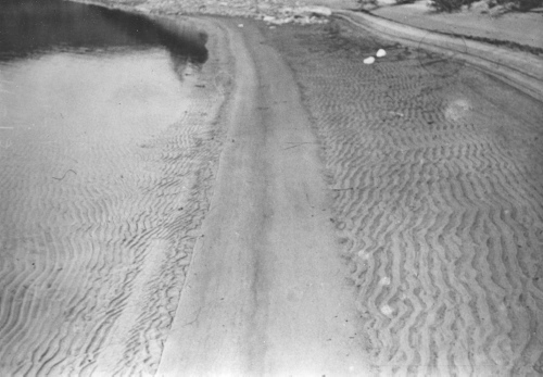 Collection Jacques Rousseau photo - c-4023-b-I-6443 -Les ondulations du sable sur la Korok ? env. 22 mi. de la baie.