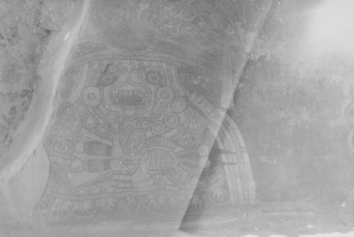 Collection Jacques Rousseau photo - c-3231-b-I-4696 -Mexique. Ruines de Teotihuacan (pr?s Mexico). Fresques pr?historiques.