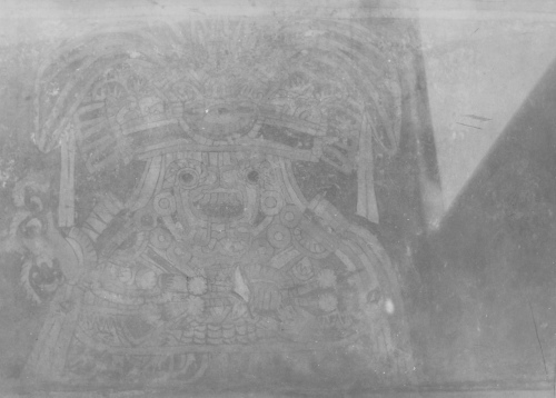 Collection Jacques Rousseau photo - c-3231-c-I-4697 -Mexique. Ruines de Teotihuacan (pr?s Mexico). Fresques pr?historiques.