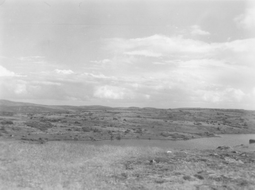Collection Jacques Rousseau photo - c-3920-c-I-6218 -Monts Otish. Panorama vu du sommet du pic Rousseau. De l'ouest ? l'est en passant par le sud.