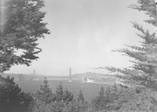 Collection Jacques Rousseau photo - c-3425-a-I-5118 -San Francisco, pont de Golden Gate.