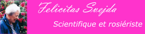 Felicitas Svejda : Scientifique et rosiriste