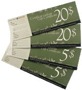 Certificats-cadeaux