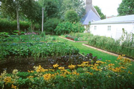 Potager de la Maison Saint-Gabriel, Montr�al, reconstitution historique