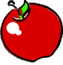 Une pomme bien rouge... et bien lav�e!