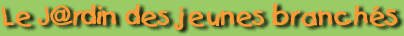 le j@rdin des jeunes branch�s
