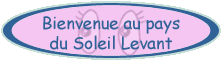 Bienvenue au pays du Soleil Levant