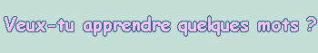 mots de vocabulaire