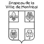 Le drapeau de la Ville de Montr�al