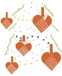 coeurs tress&eacute;s