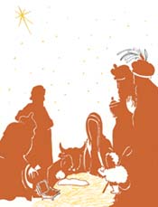 j&eacute;sus dans l'&eacute;table