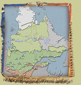 Click here to enlarge the map of the First Nations of Quebec
